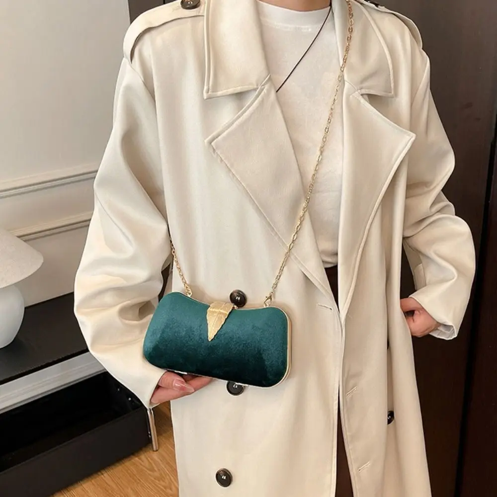 

Elegant Large Capacity Evening Banquet Bag Make Up Storage Single Shoulder Box Handbag Phone Pouch Chain Crossbody Bag Women