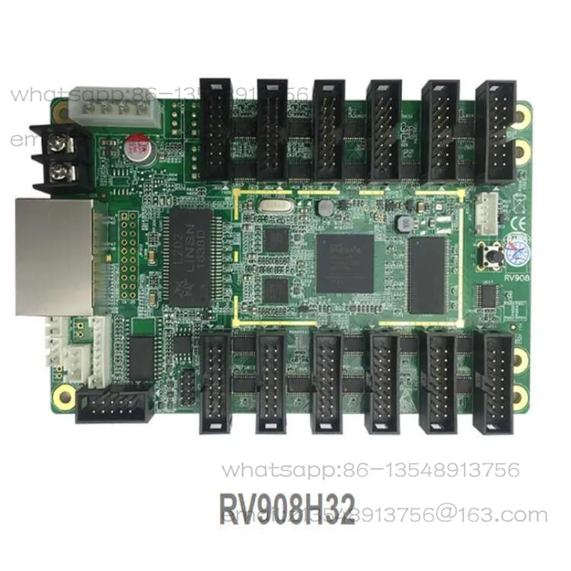 LED display control card, synchronous/asynchronous WiFi 4G cloud server group control card