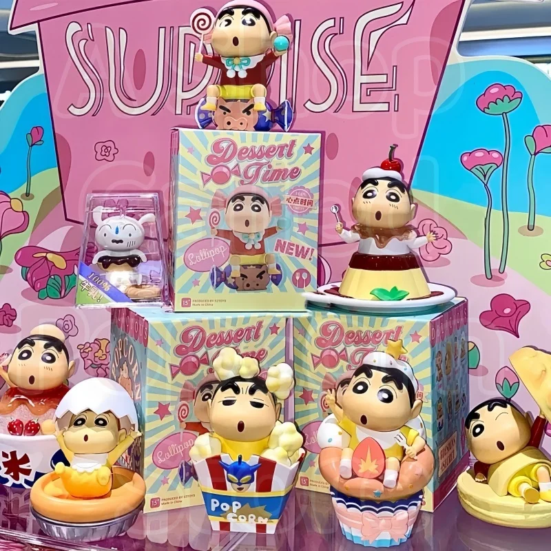 

Аутентичный карандаш Toptoy Shin Chan Time Series слепая коробка милый питомец модная игровая кукла ручной работы настольный орнамент праздничный подарок игрушки