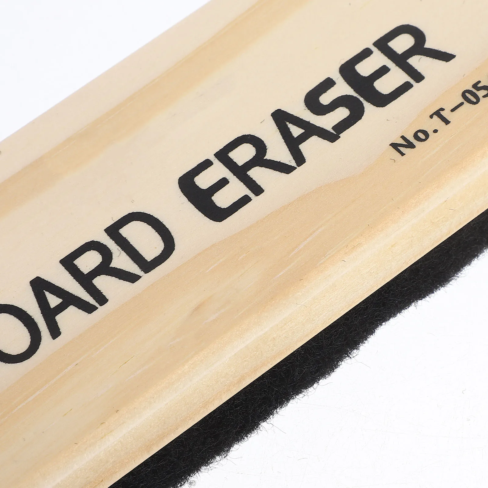 Gomma per lavagna in legno da 5 pezzi, materiale premium, leggera, senza adsorbimento elettrostatico per uso domestico, scuola, ufficio