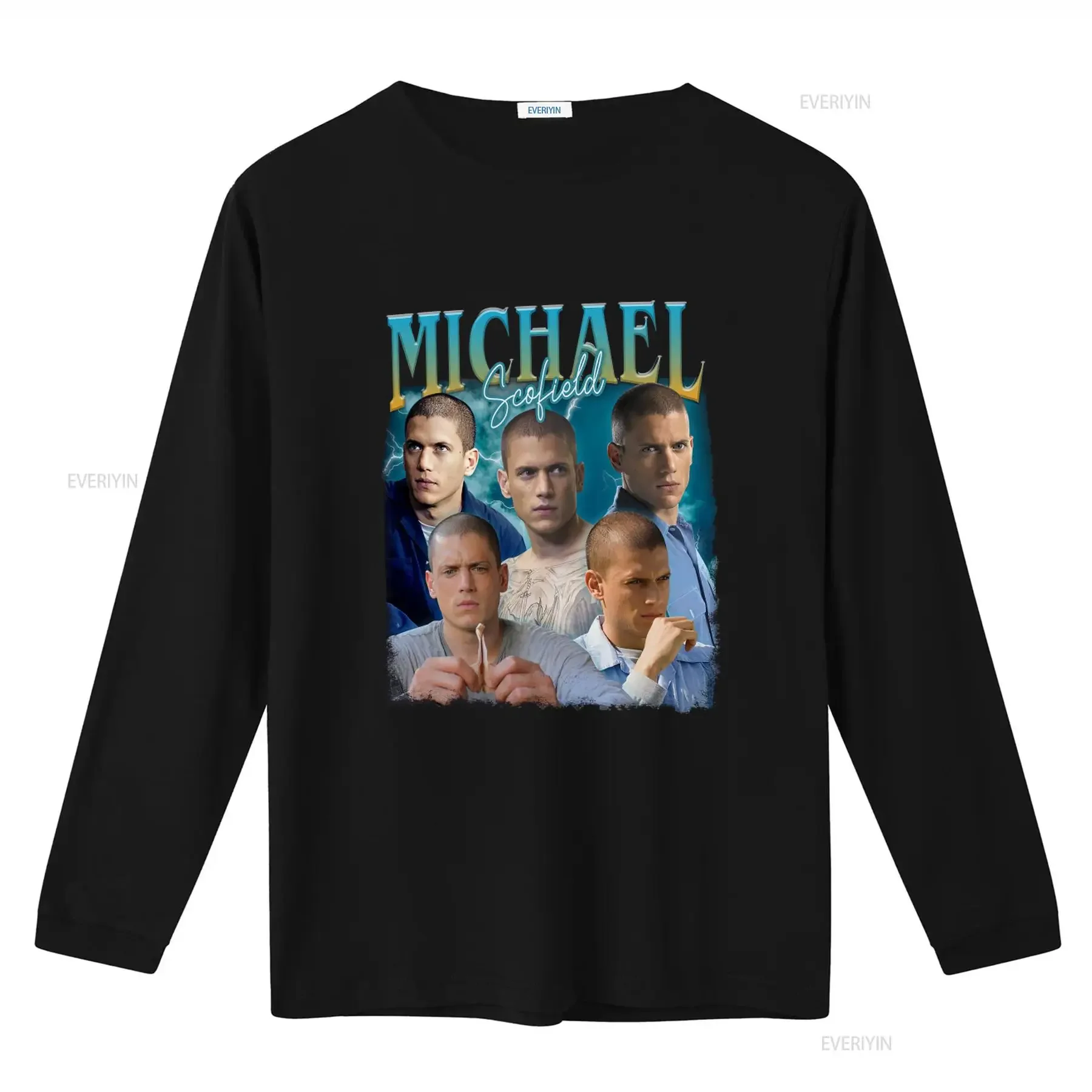 Michael Scofield Vintage Bootleg Prison Break T Shirt Retro Style for Fans vintage Washed fashion streetwear graphic Casual