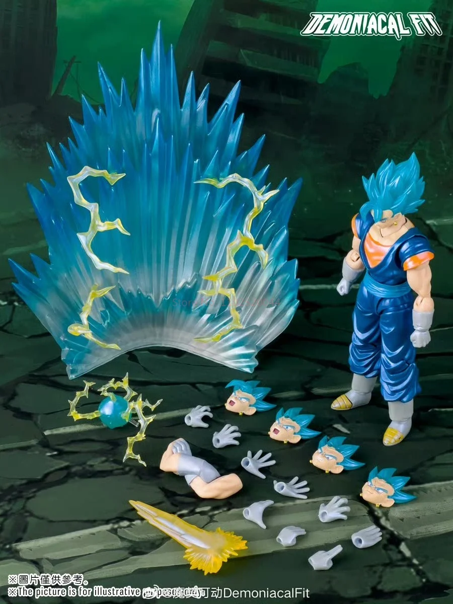 Nouveau en Spot démoniaque ajustement Dragon Ball Z Shf Super Saiyan dieu végito végéto bleu Figurine modèle enfants jouets cadeaux