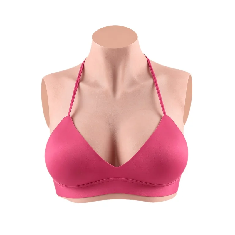 C-G Cup Realistic Silicone Breast Forms Fake Breasts for Crossdressing Cosplay & Mastectomy Use, Lightweight And Highly Stretchy