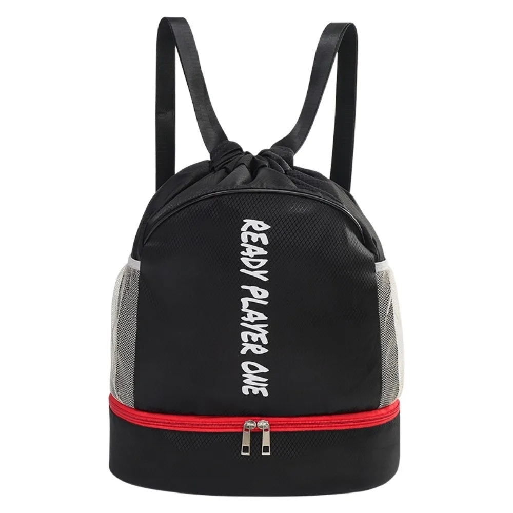 

Waterproof Swimming Backpack Dry Wet Separation Shoe Pocket Sport Drawstring Bag Large Capacity Lightweight Fitness Bag