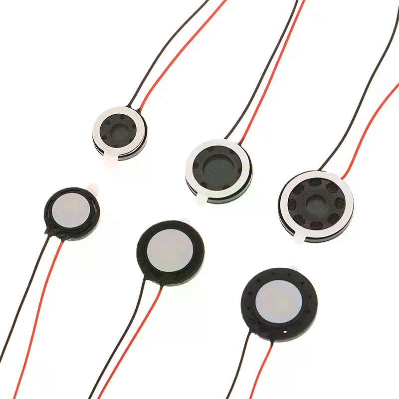 2Pcs Round 8 Ohm 1W Speaker 8ohm 15MM/18MM/20MM Loud Speakers Tablet Mobile Phone Trumpet Horn Small Loudspeaker Audio