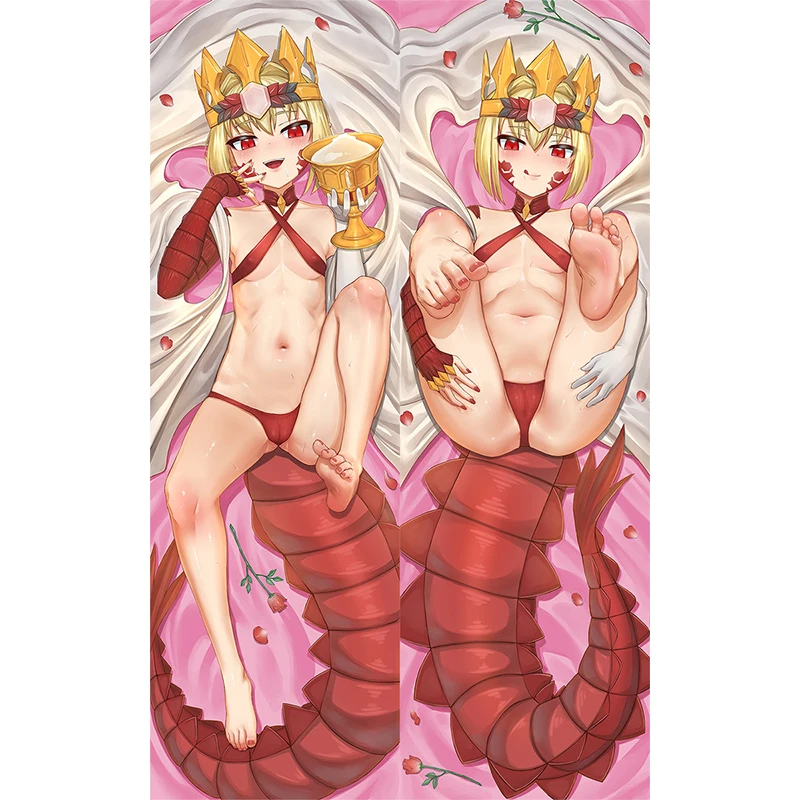 

Dakimakura Anime Pillow Cover Queen Drac Double Sided Print Life-size Body Decoration