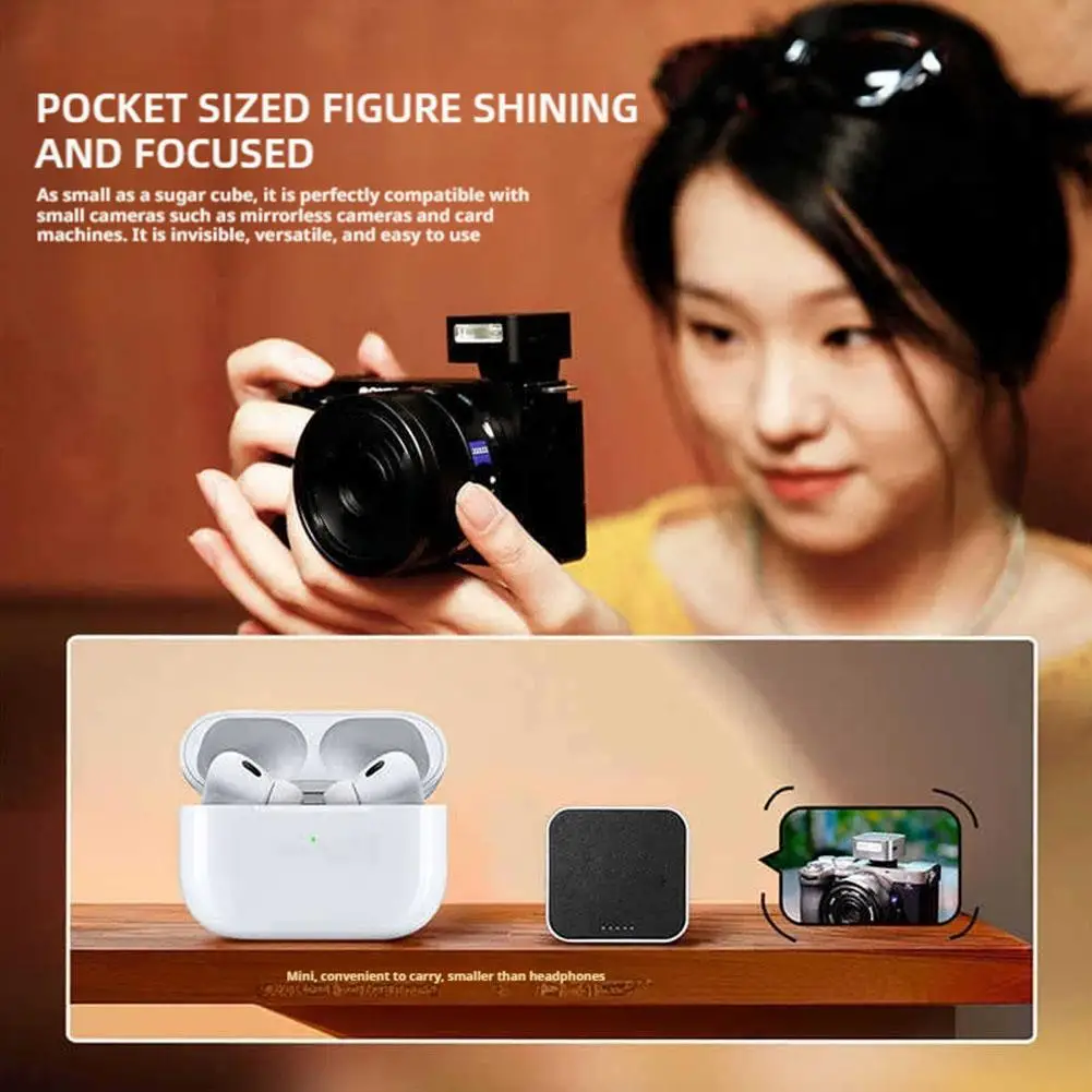 

For Zeniko ZF04/08 Mini Flash Single Contact 5-speed Power Adjustment Hot Shoe Retro Camera Top Flash For Nikon SLR Ca U5P7