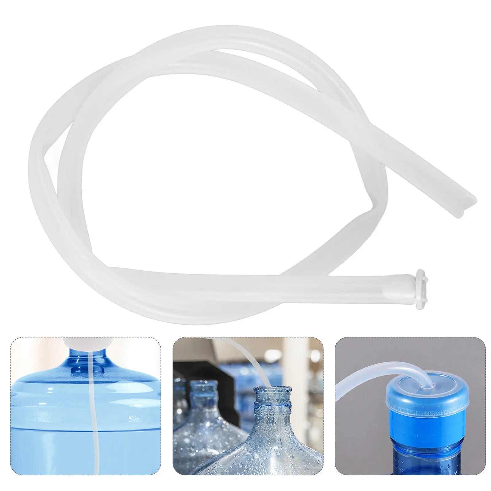 4pcs Silicone Tubing Hoses For Water dispenser, Water Bottle Pump Tubing Hose Replacement, Water Pipe Silicone Pump Hose 50cm