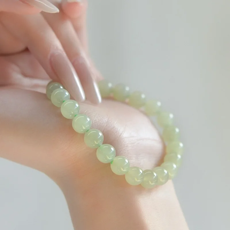 

Hetian Female East Sea Agate Pearl Loose Beads Necklace Jade Bracelet