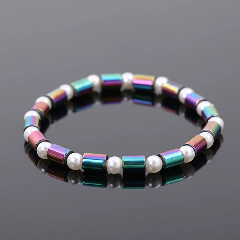 1pc cavigliera in pietra naturale catena magnetica per piedi per donna uomo regalo di gioielli leggeri di lusso assorbono metalli catena alla caviglia