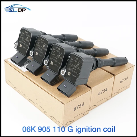 06K905110G для Audi A1 A3 A4 A5 A6 Q5 TT VW EOS GOLF Tiguan Sharan Passat B8 1,8 2,0 катушка зажигания 06L 905 110 H