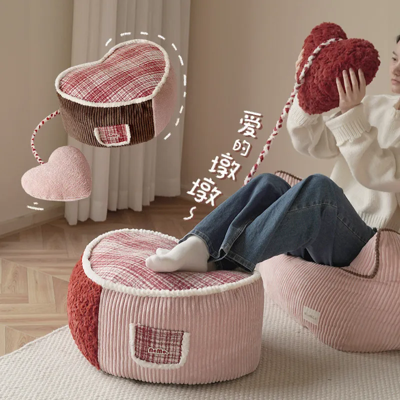 Love sitting pier foot pier throw pillow living room home removable lazy sofa