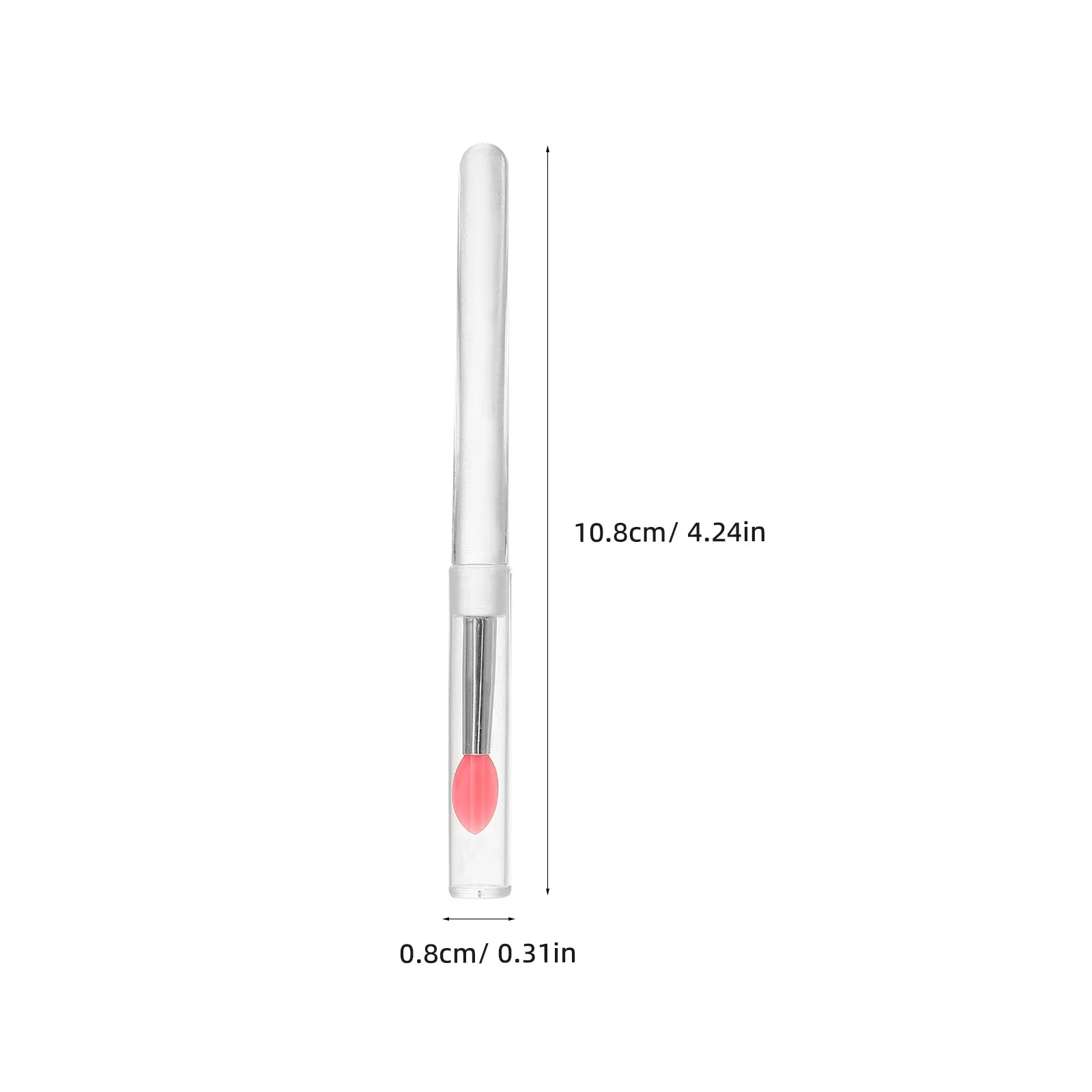 20Pcs Silicone Nail Applicator Sticks for Mirror Powder Metallic Effect Nail Art Easy Grip Ergonomic Design Reusable Glitter 4