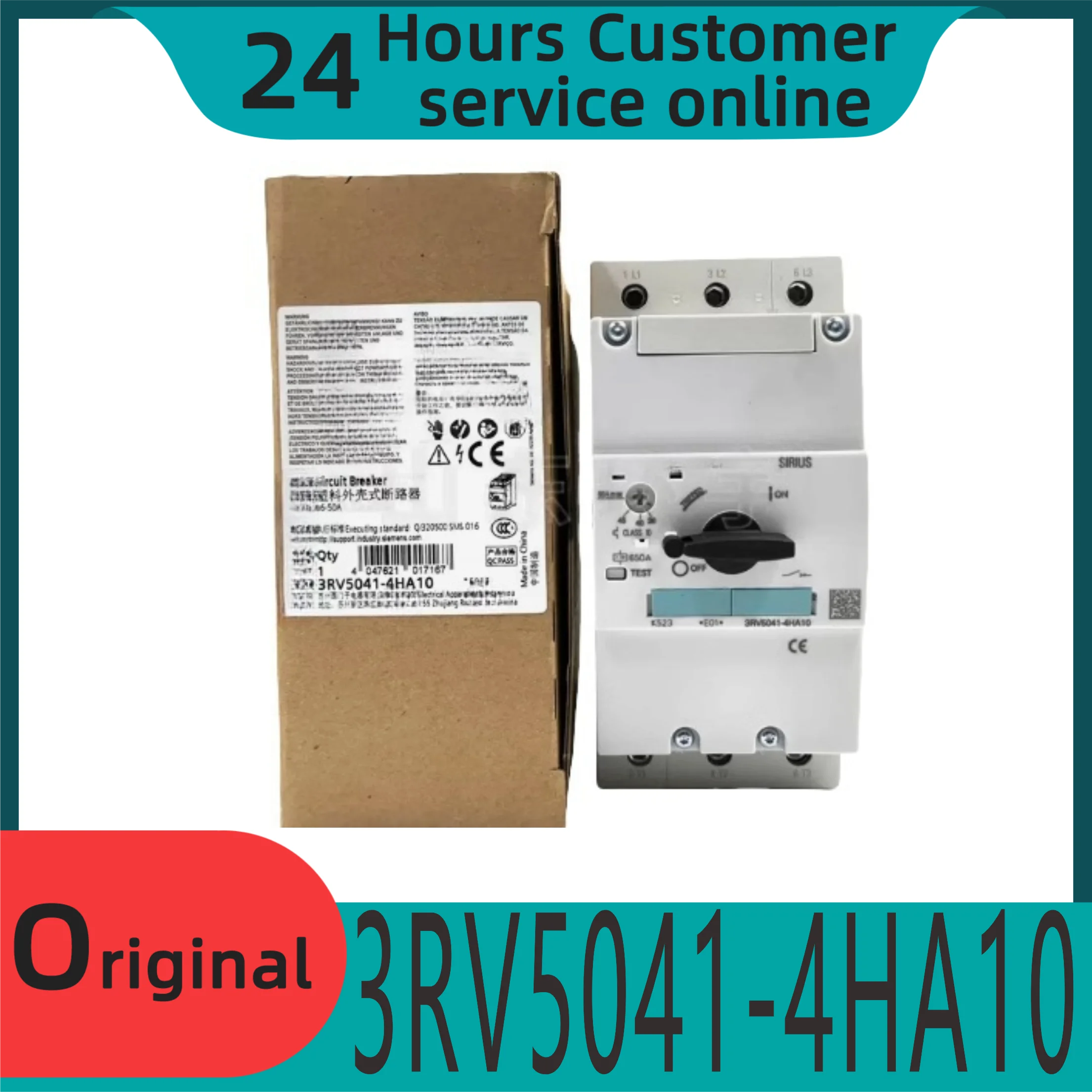 

New original motor protection circuit breaker 3RV5041-4FA10 28-40A