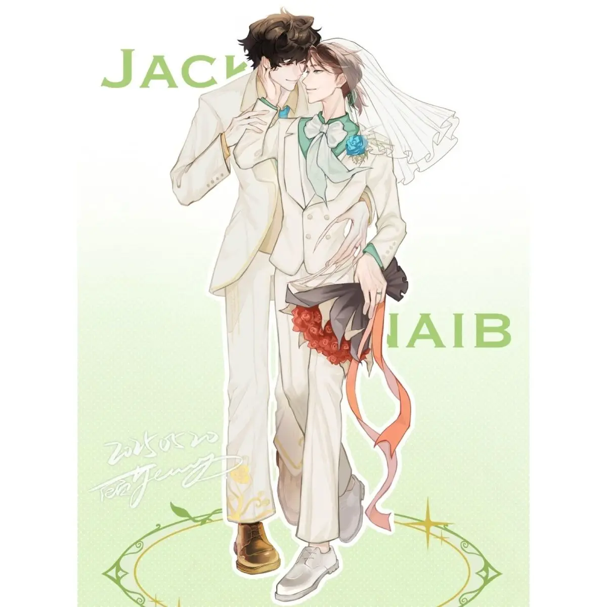 

Anime Identity V Acrylic Stand Model Figures Naib Subedar Cosplay Desk Decor Model Plate Props Ornaments Christmas Gift