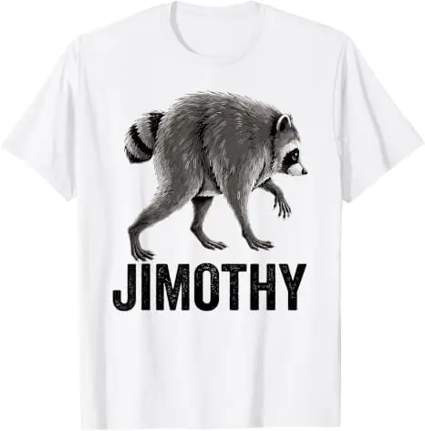 Jimothy Raccoon I Shaped Like Ball Short Spine Lustiges Geschenk-T-Shirt Y2k Trash Panda Wildlife Graphic Saying Tee HOT JIMOTHY Summer – Detail 22