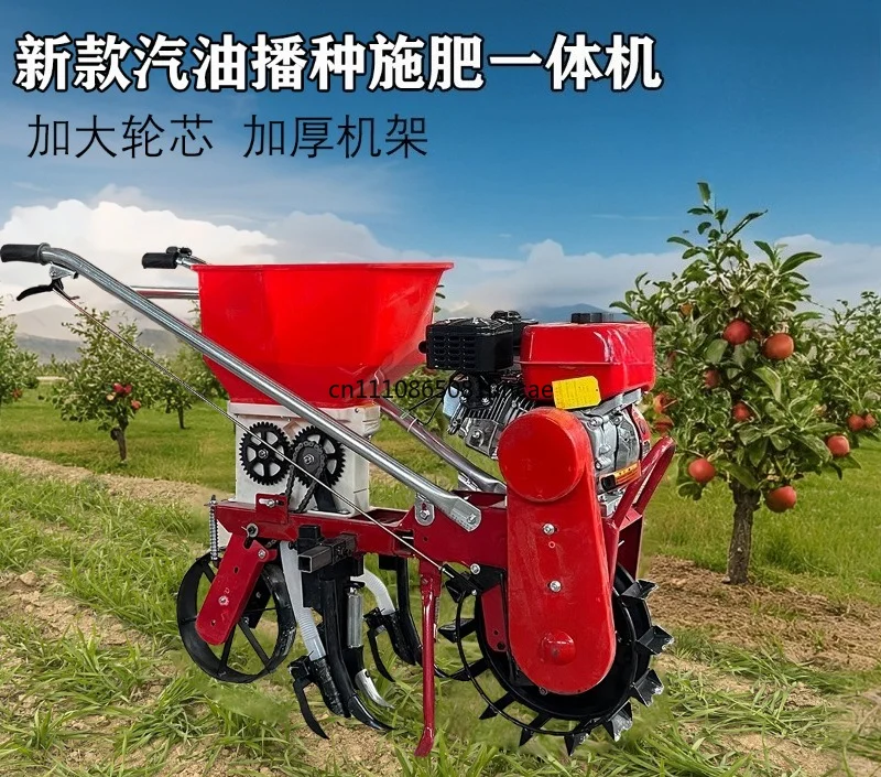 Multifunctional Farm Seeder Fertilizer Spreader Integrated Machine For Corn Soybean Peanut Weeding  Soil Agriculture Machinery
