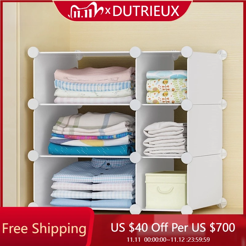 

Minimalist Cube Closet Partitions Clothes Bedroom Cupboard Wardrobe Organizer Storage Cheap Guarda Roupa Lounge Suite Furniture