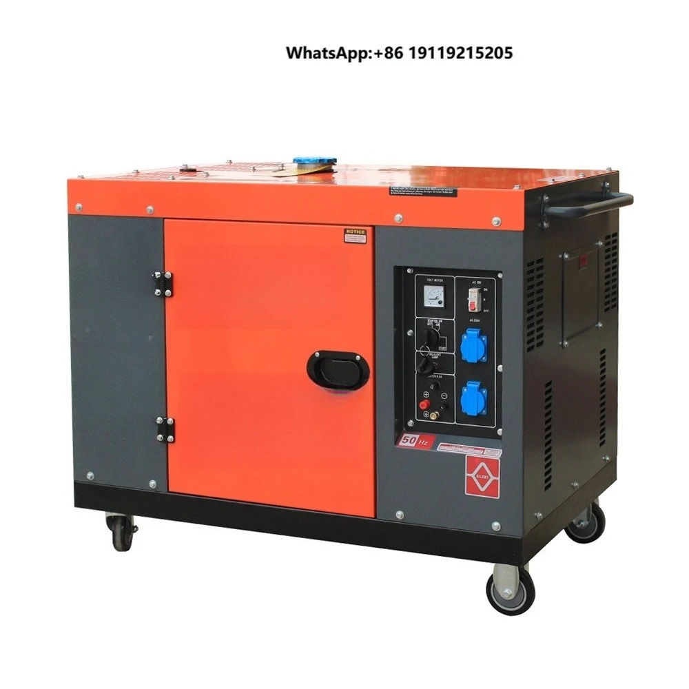 New Type 16kw Air Cooled Silent Generator for Home Use Can Be Equipped With ATS