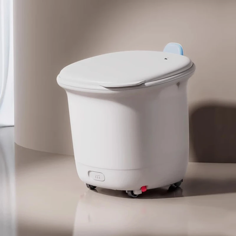 

Электрический массажер для ванны для ног, ванна для замачивания с подогревом и УФ-стерилизацией, умная панель, массажный ролик с регулируемой температурой для спа