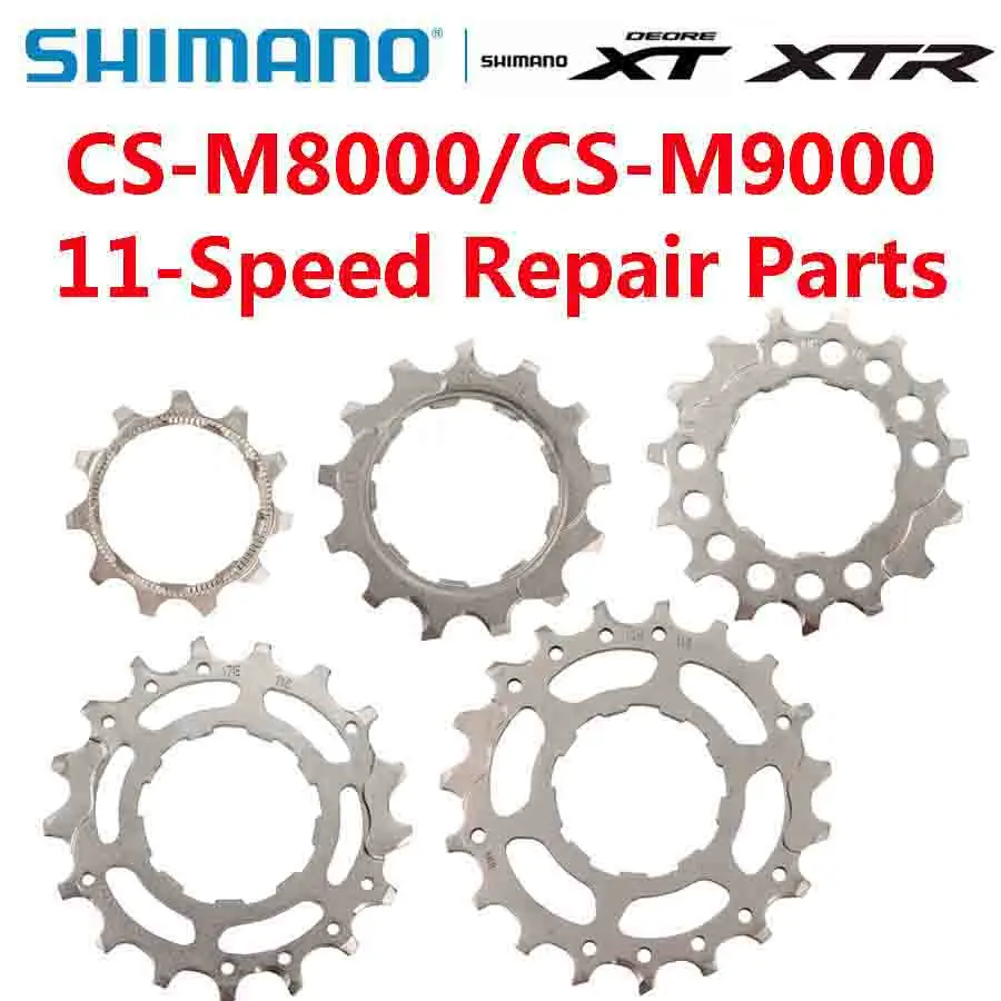 Звездочка для кассеты SHIMANO M7000 M8000 M9000 11, оригинальные японские запасные части, одна штука, 11T 13T 15T 17T 19T HG700 HG800