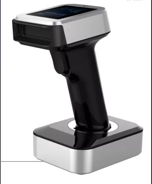 New Scanner SV6724W  Long-Distance Wireless Barcode QR Code Scanner 1-Year Warranty Black/  USB