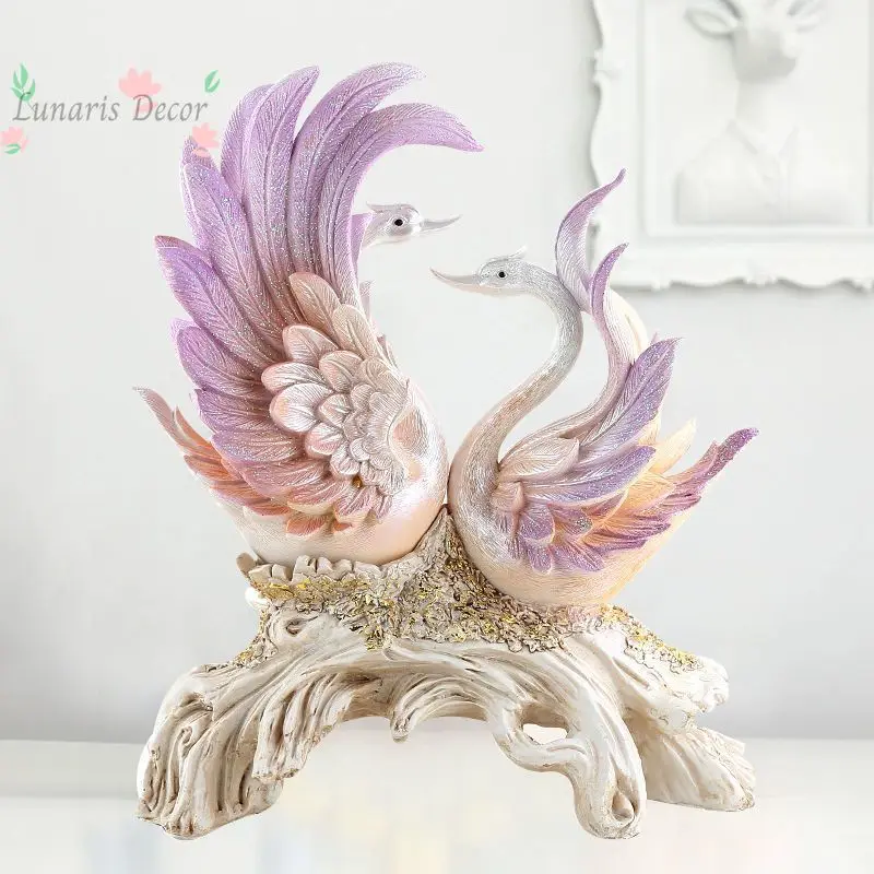 Modern minimalist dance of time Nordic home study resin decoration entrance crafts