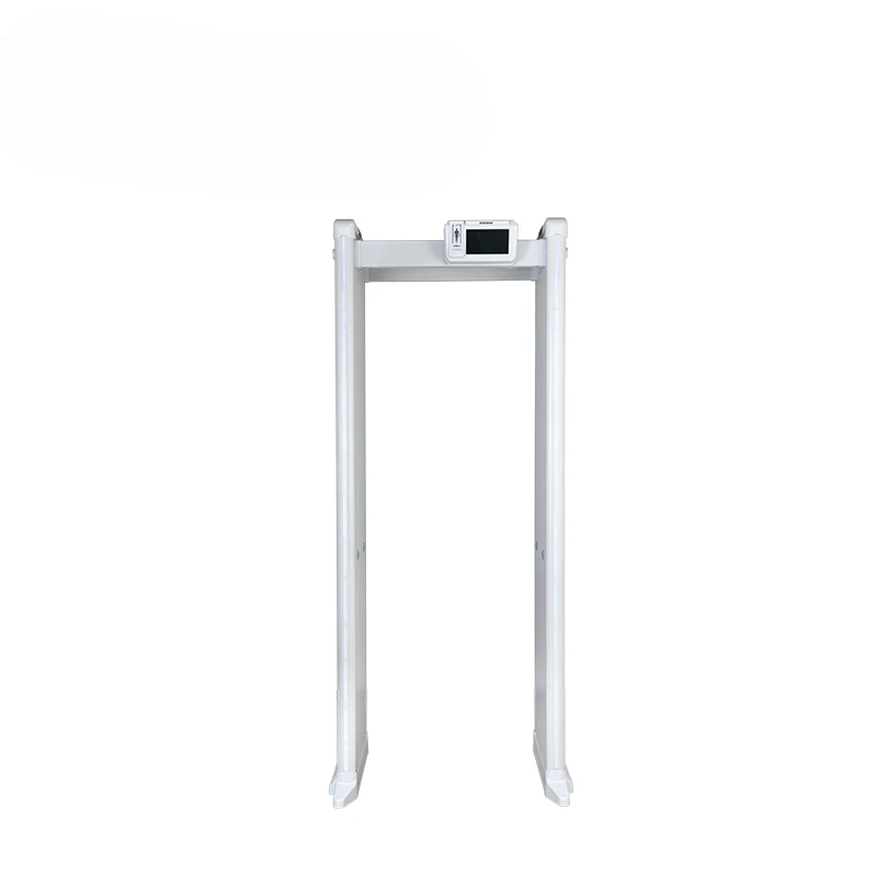 Body Temperature Scanner Monitoring Walk-through Multizone Door Frame Metal Detector