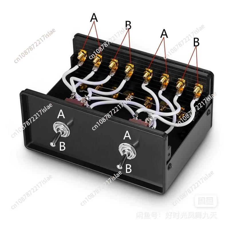 Two Amplifiers and Two Pairs Speakers Switch Freely/two-in-two-out Power Amplifier Speaker Switcher /PK or Selection