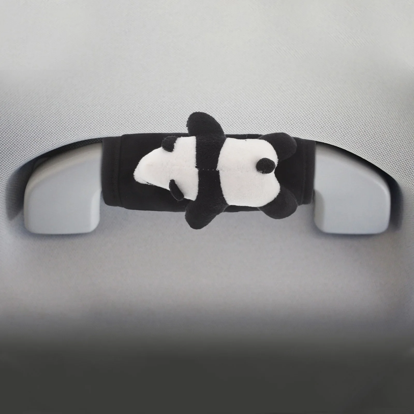 

1pcs Panda Car Grip Cover Soft Handle Protector For Interior Door Scratch Proof Cartoon Vehicle Accessory Grab Bar Cover Inside