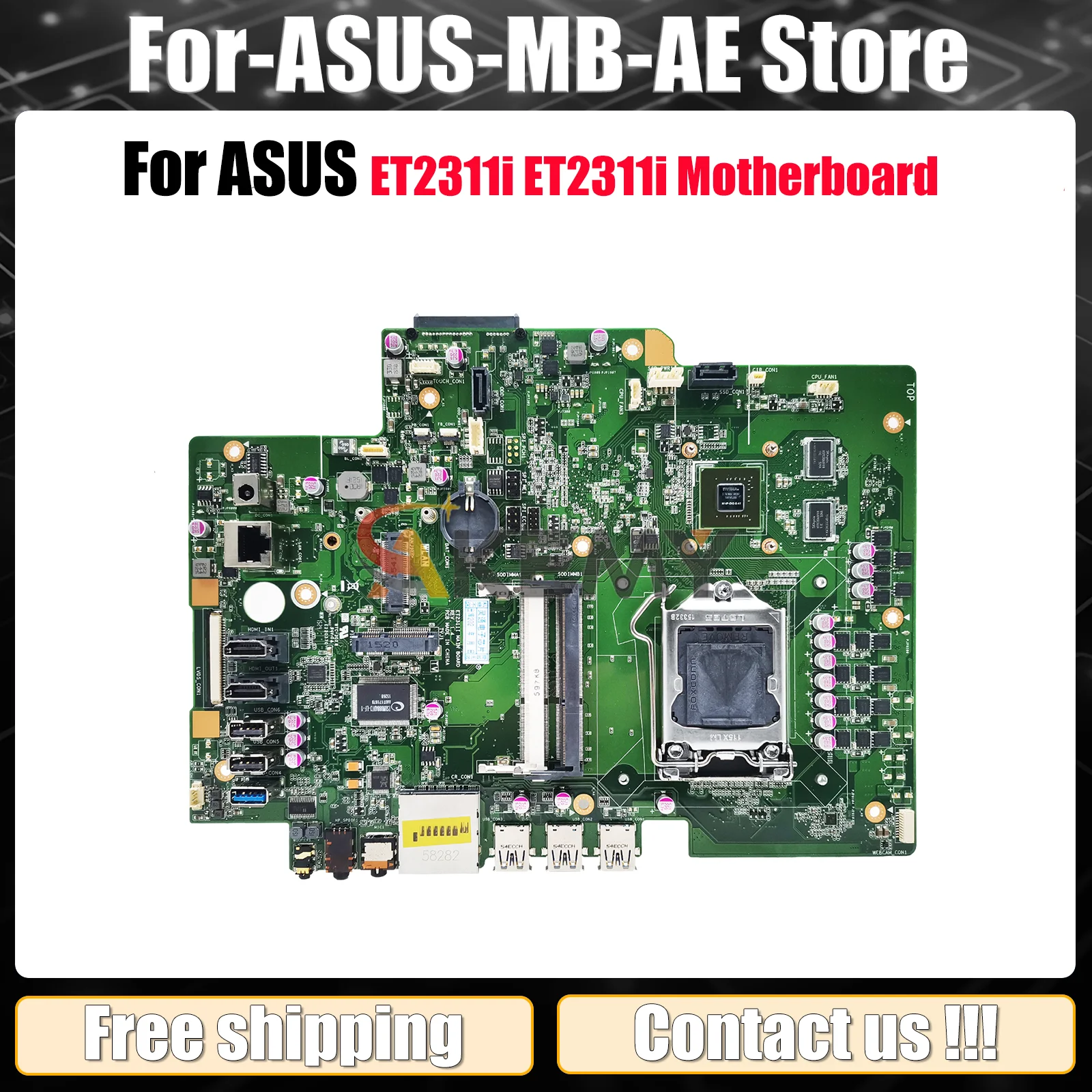 

Материнская плата ET2311i для ASUS AIO ET2311 ET2311i, материнская плата Цей товар на складе, 100% тестирование, ОК, быстрая доставка, высокое качество