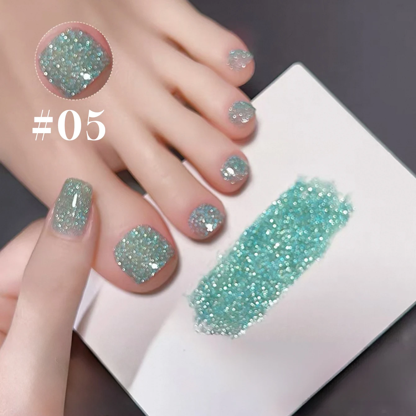 MN 12ML 1PCS Autunno I più venduti Esplosivo Miele Acqua Luce Rotto Super Flash Diamante Gel Smalto per unghie Nail Art Unghie rosa