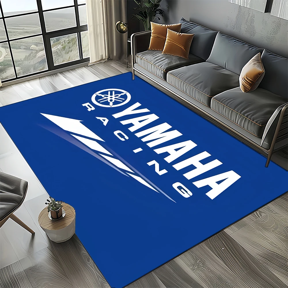 3D Y-YAMAHA Motorcycle Racing Car Rug Carpet for Living Room Bedroom Home Decor,Non-slip Decoration for Sofa Doormat Gift