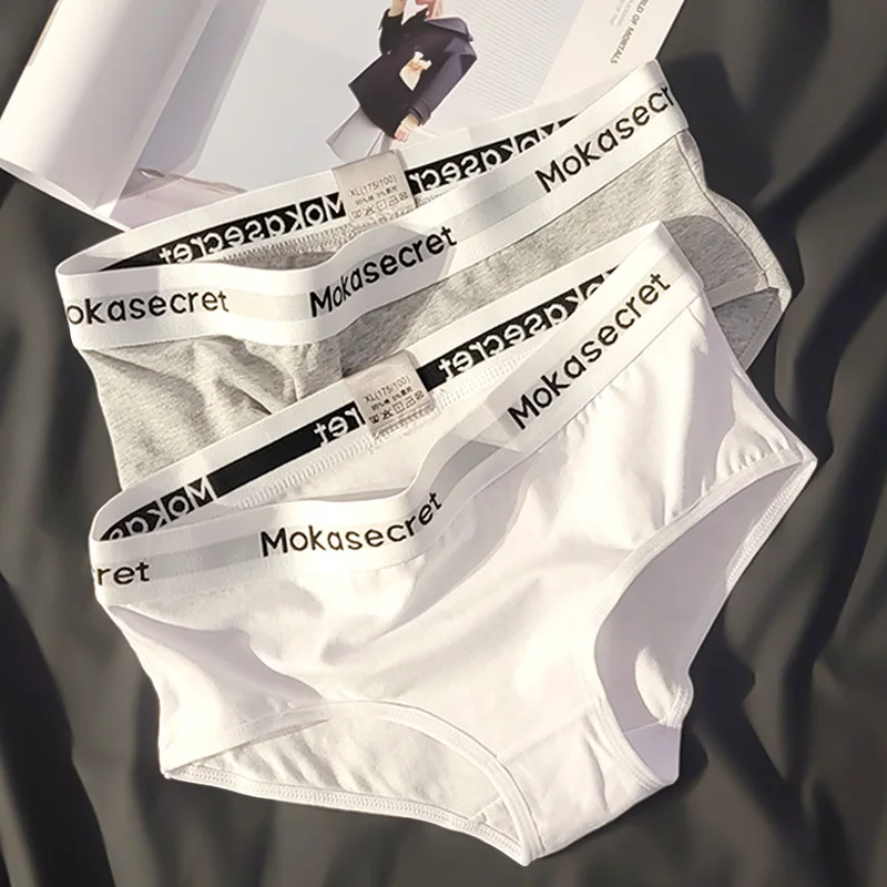 Cotton Women Briefs Sexy Sports Breathable Underwears Plus Size Lingerie Women's Intimates Ladies Teenager Girls Simple Panties