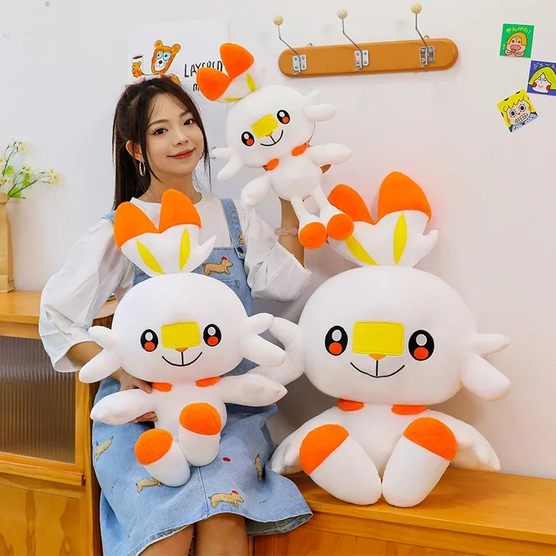 

Pokemon Cartoon New Kawaii Large Size 45/75/85cm High Quality Cute Yan Rabbit Plush ToyFill Doll Kid Festival Gift For