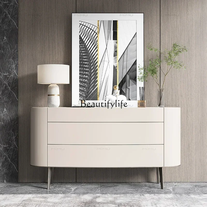 نمط ضوء فاخر الحد الأدنى غرفة المعيشة درج خزانة غرفة نوم حديثة درج خزانة لائحة خزانة خشبية صلبة ss 861 #3