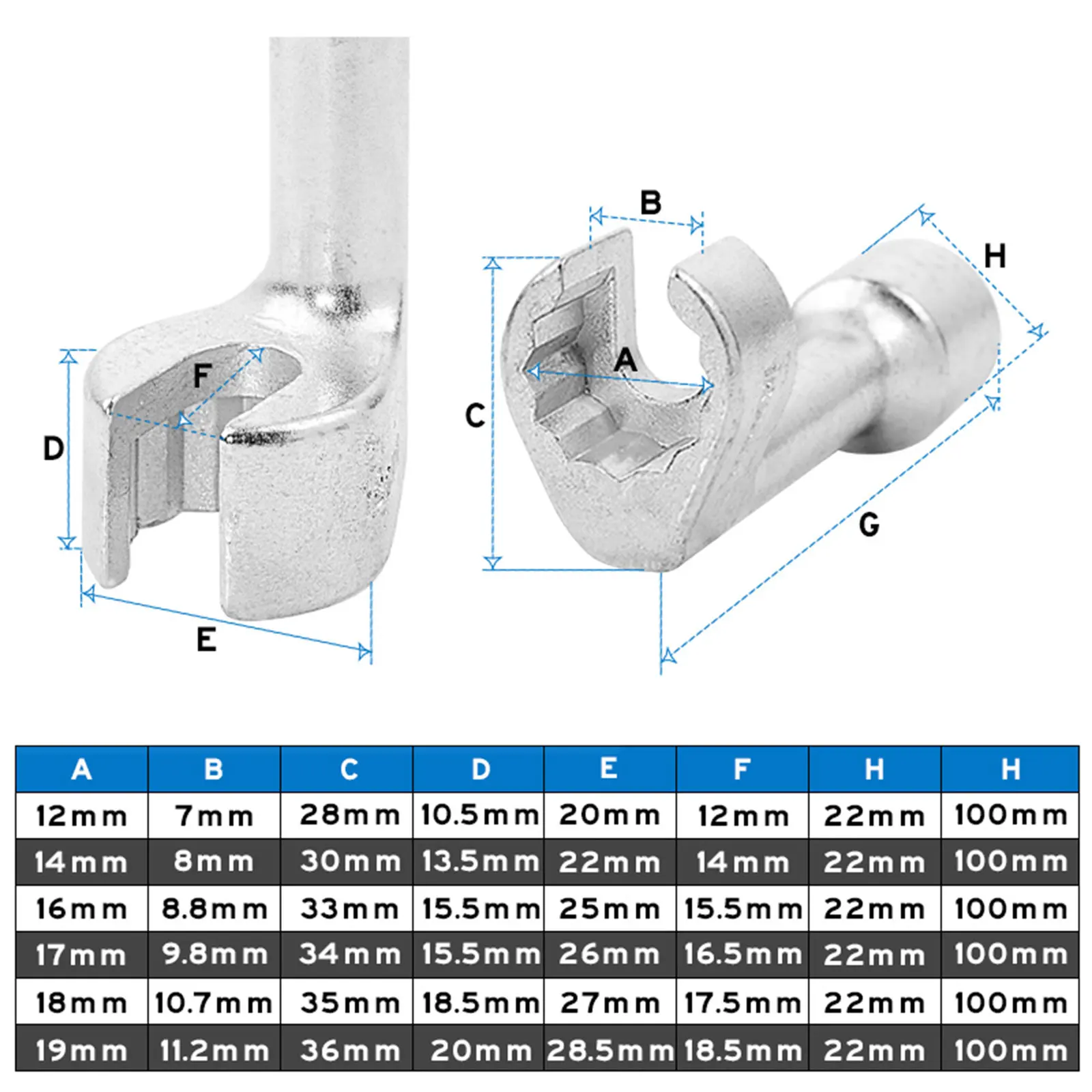 Diesel Injector Line Sockets Wrench 1/2\