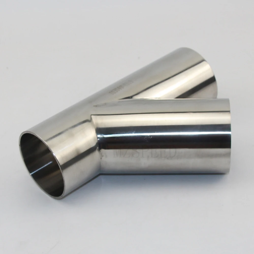 OD57mm-102mm-tubo cónico de acero inoxidable 304, tubo grueso de 45 grados, 2mm
