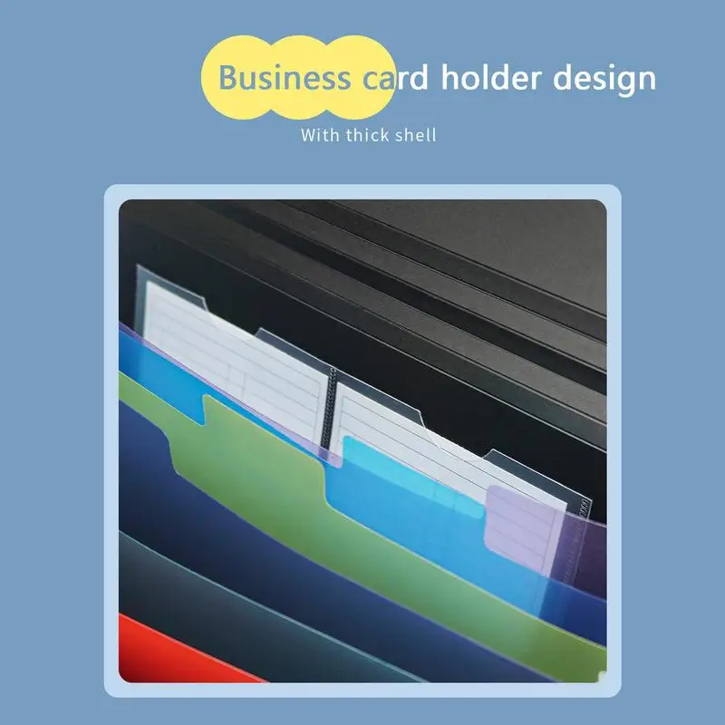 Accordion File Folder Document Organizer Accordion Holder File Folder Portable Wallet Filing Folder Aesthetic Paper Folder For