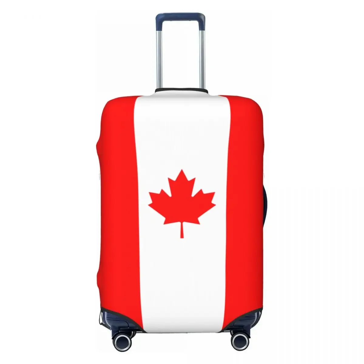 

Custom Fashion Canada Flag Luggage Cover Protector Washable Travel Suitcase Covers