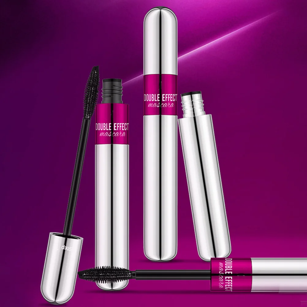 มาสคาร่าพลาสติกไฟเบอร์กันน้ํายาว Curling ผู้หญิงสามเณร Professional หนา Big Eyed Look แต่งหน้าเครื่องมือ