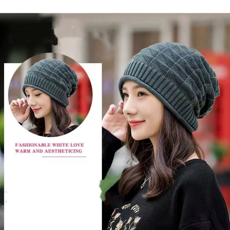 Men'S Loose Beanie Elegant Winter Hat Windproof Cap Fashionable Women'S Baggy Hat For Postpartum Wear Cold Weather Daily Outings