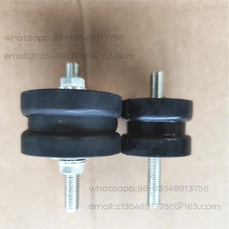 Large round durable base foot electric vehicle range extender shock absorber rubber pier spot 4 prices