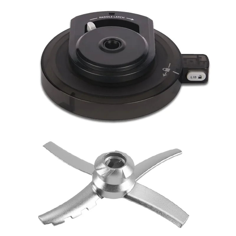 Estable para máquina de helados serie Ninja NC500/NC501, reemplazo de tapa de cuenco exterior con paleta, accesorio de Creami reutilizable