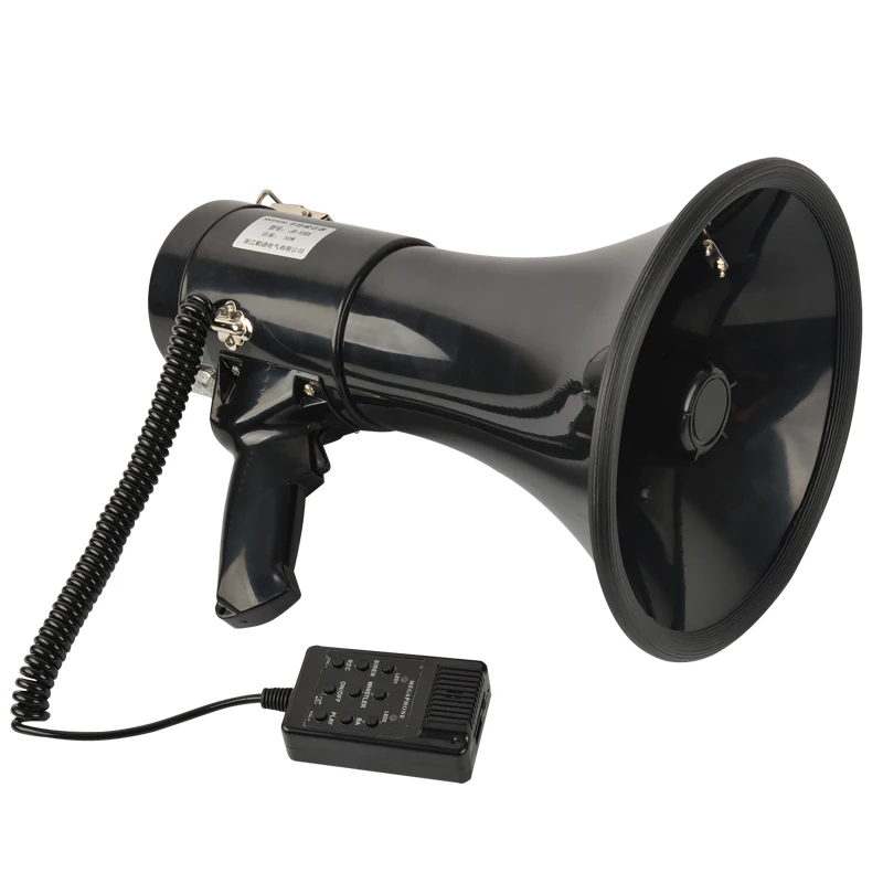 50W rechargeable handheld speaker high decibel amplification durable ABS material portable recording amplifier