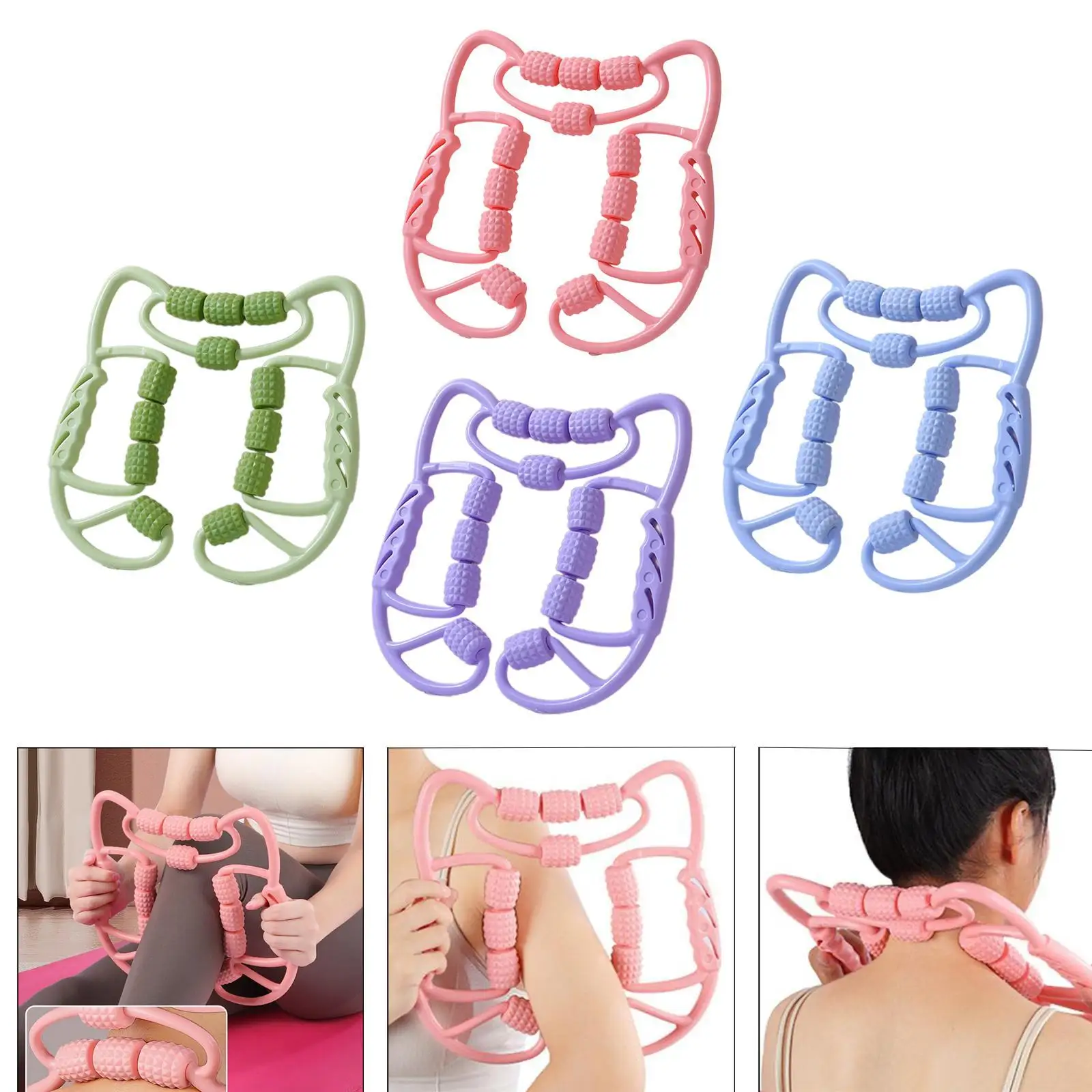 

Legs Roller for Legs Cellulite Roller for Thighs,12 Wheels,Massage Tool Equipment,Deep Tissue Massage for Thigh Arm Yoga