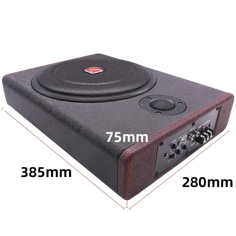 Durable 10 Inch Heavy Bass Car Audio Modification Speaker Ultra-Thin Car Subwoofer