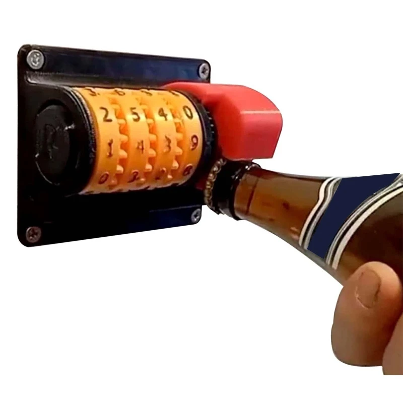 

for Creative Manual Decappers Beer Bottle Openers Wall Mounted Beer Corkscrew DXAF