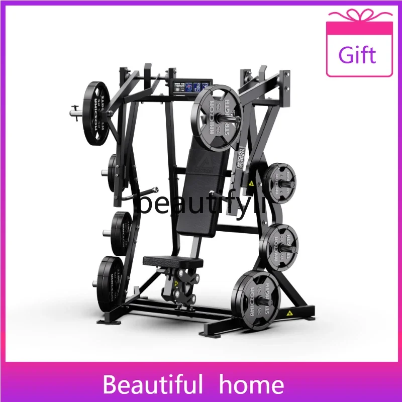 

New Black Fitness Equipment Commercial Hip Leg Pull Back Push Shoulder Trainer Split Action Flat Chest Press Trainer
