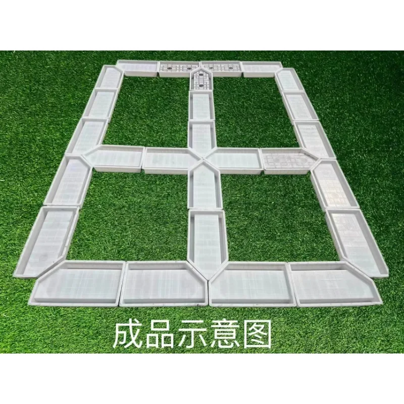 vegetable gutter board plastic mold 90 * 50 * 13 rural courtyard garden fence